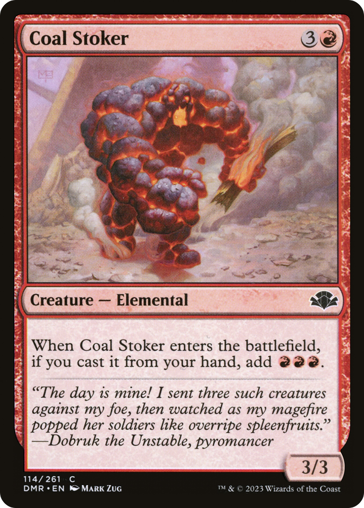 Coal Stoker (DMR-114) [Dominaria Remastered] Foil