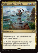 Whirlwind of Thought (TDC-311) [Commander: Tarkir: Dragonstorm]: (enchantment)