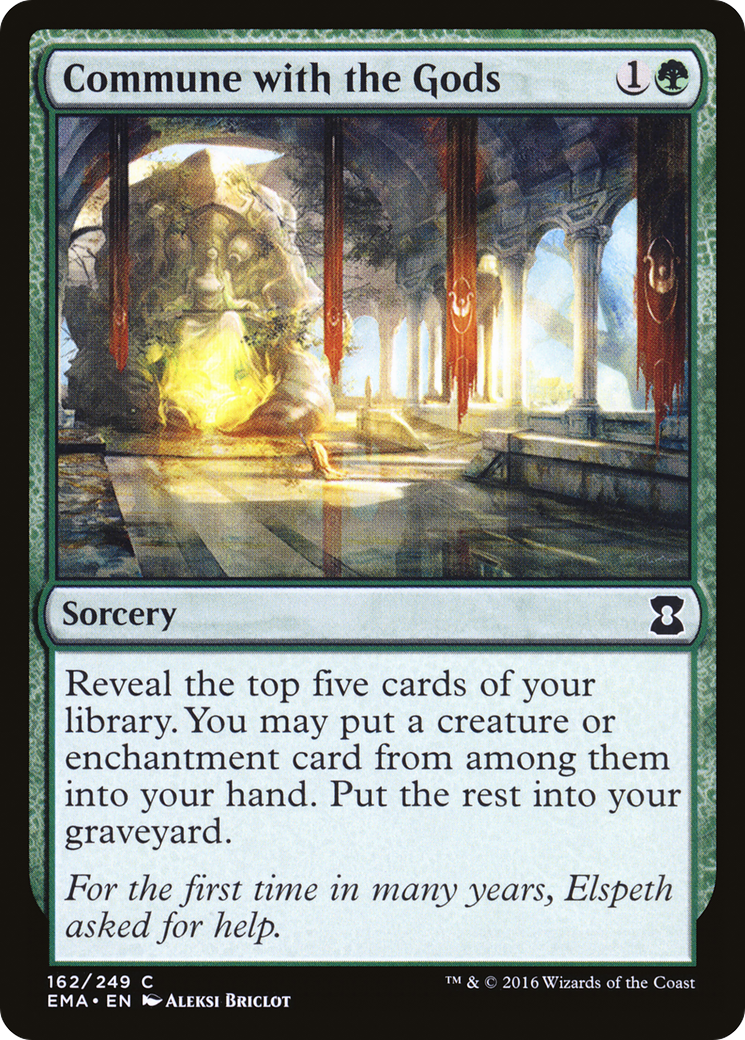Commune with the Gods (EMA-162) [Eternal Masters] Foil