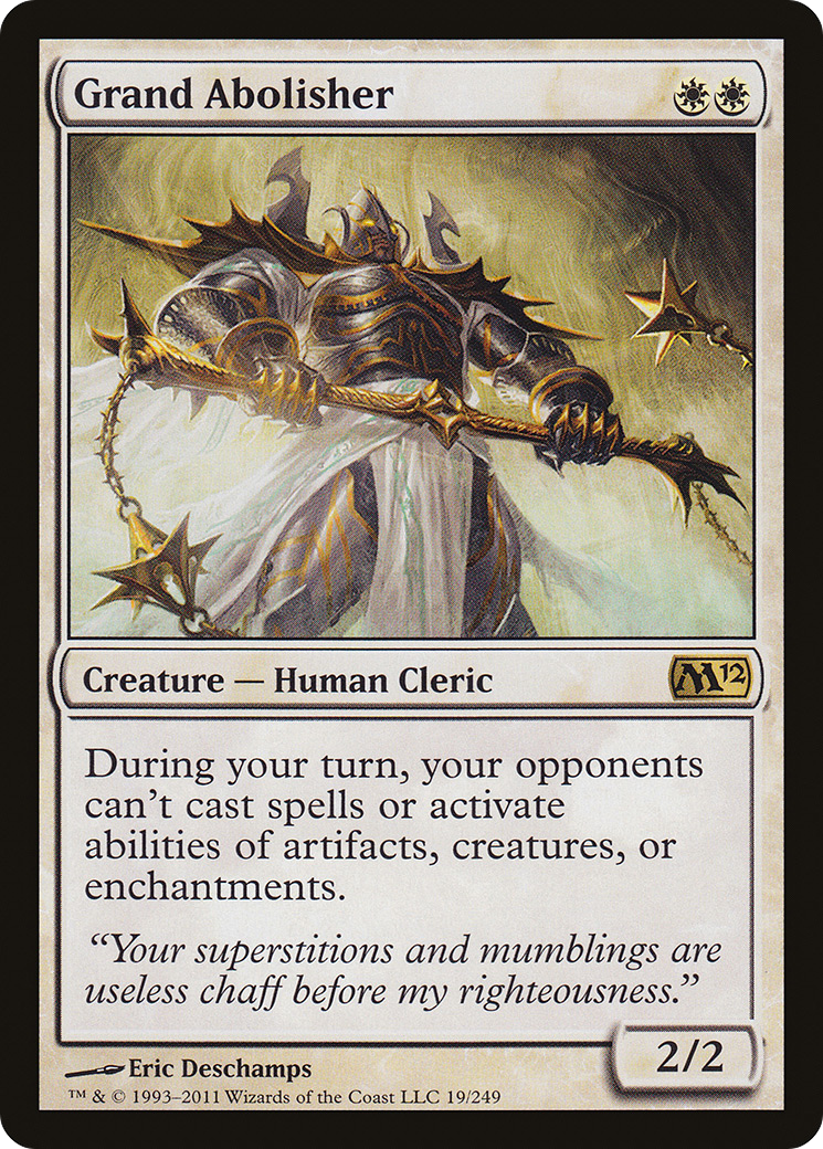 Grand Abolisher (M12-019) [Magic 2012] Foil