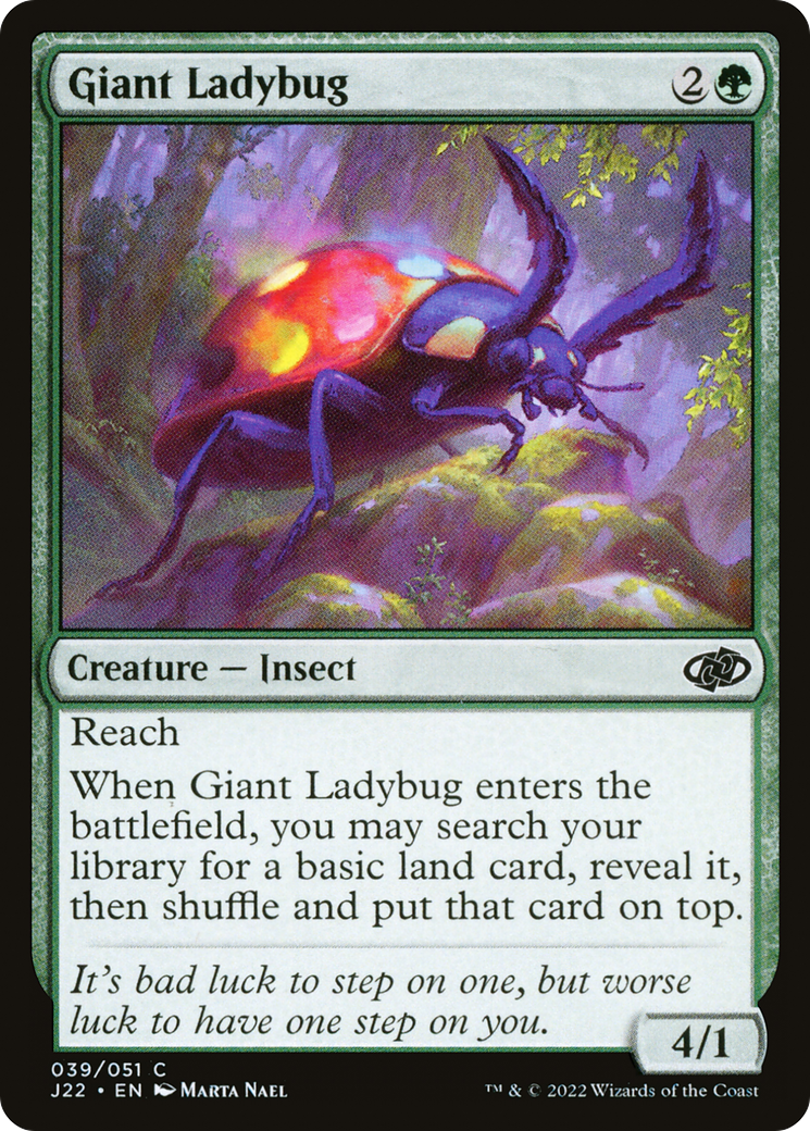 Giant Ladybug (J22-039) [Jumpstart 2022] Foil