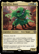 Felix Five-Boots (OTC-006) [Outlaws of Thunder Junction Commander] Foil