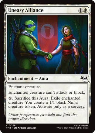 Uneasy Alliance (TMT-028) [Teenage Mutant Ninja Turtles] Foil