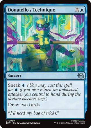 Donatello's Technique (TMT-039) [Teenage Mutant Ninja Turtles] Foil