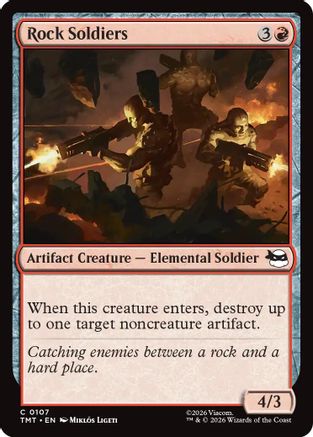 Rock Soldiers (TMT-107) [Teenage Mutant Ninja Turtles] Foil