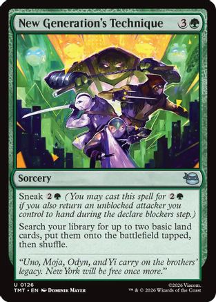 New Generation's Technique (TMT-126) [Teenage Mutant Ninja Turtles] Foil