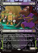 Splinter, Radical Rat (Showcase) (TMT-251) [Teenage Mutant Ninja Turtles] Foil