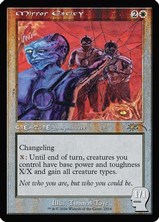 Mirror Entity (SLD-2514) [Secret Lair Drop Series] Foil