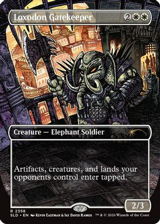Loxodon Gatekeeper (2358) (SLD-2358) [Secret Lair Drop Series] Foil