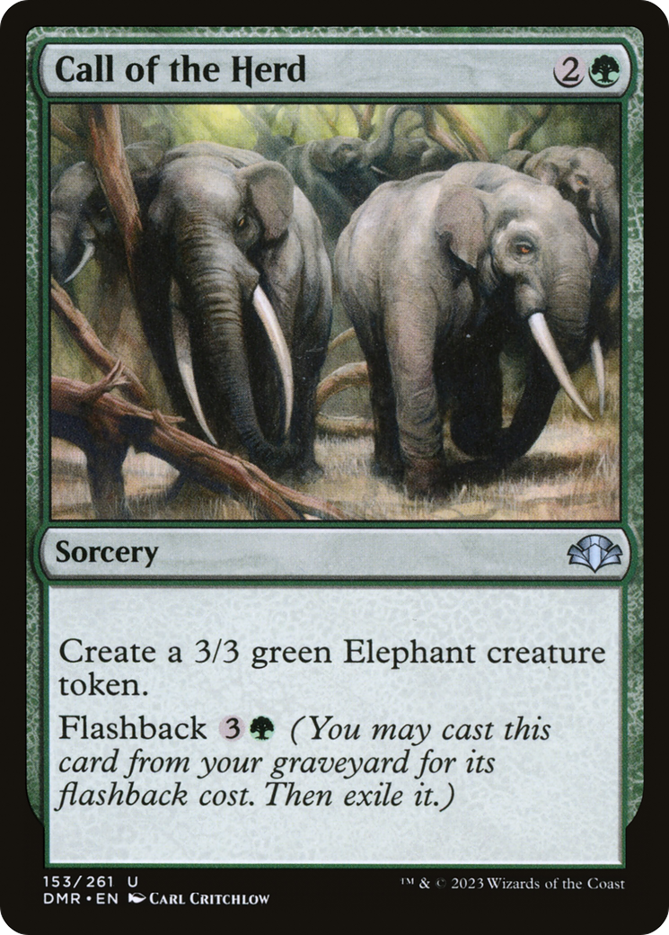 Call of the Herd (DMR-153) [Dominaria Remastered] Foil