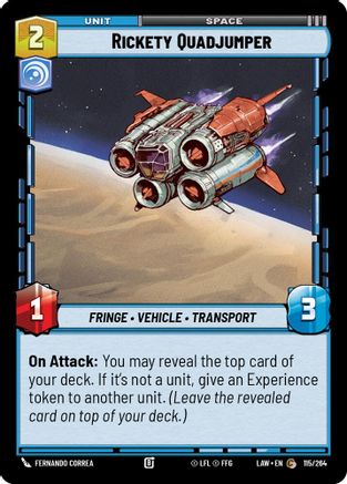 Rickety Quadjumper (115/264) [A Lawless Time]