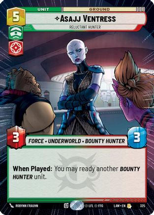 Asajj Ventress - Reluctant Hunter (Hyperspace) (325) [A Lawless Time]