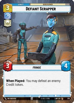 Defiant Scrapper (Hyperspace) (370) [A Lawless Time]
