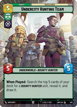 Undercity Hunting Team (Hyperspace) (402) [A Lawless Time]