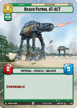 Beach Patrol AT-ACT (Hyperspace) (426) [A Lawless Time]