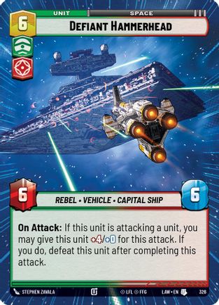 Defiant Hammerhead (Hyperspace) (326) [A Lawless Time]
