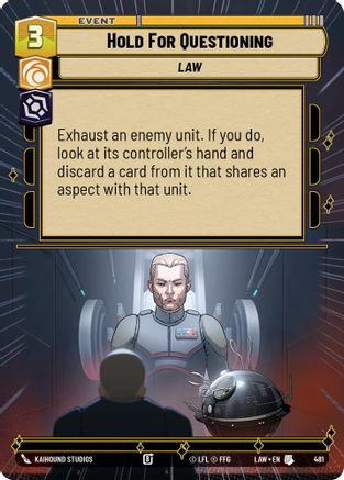 Hold for Questioning (Hyperspace) (481) [A Lawless Time]