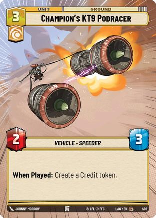 Champion's KT-9 Podracer (Hyperspace) (496) [A Lawless Time]