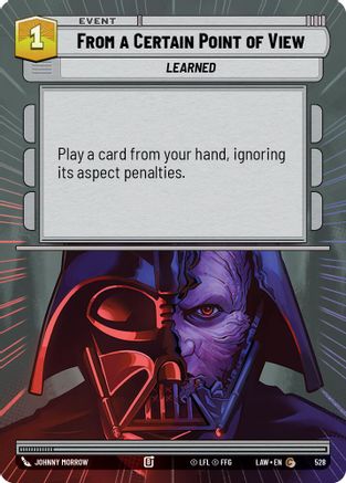 From a Certain Point of View (Hyperspace) (528) [A Lawless Time]