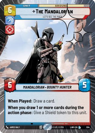 The Mandalorian - Let's See The Puck (Hyperspace Foil) (554) [A Lawless Time] Foil