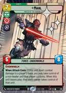 Maul - Master of the Shadow Collective (Hyperspace Foil) (556) [A Lawless Time] Foil