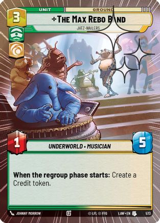 The Max Rebo Band - Jatz-Wailers (Hyperspace Foil) (573) [A Lawless Time] Foil