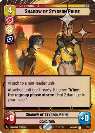Shadow of Stygeon Prime (Hyperspace Foil) (579) [A Lawless Time] Foil
