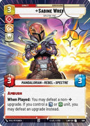 Sabine Wren - Spectre Five (Hyperspace Foil) (580) [A Lawless Time] Foil