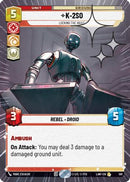 K-2S0 - Locking the Vault (Hyperspace Foil) (581) [A Lawless Time] Foil