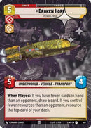 Broken Horn - Vizago's Pride (Hyperspace Foil) (585) [A Lawless Time] Foil