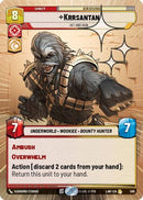Krrsantan - Hit and Run (Hyperspace Foil) (586) [A Lawless Time] Foil