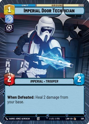 Imperial Door Technician (Hyperspace Foil) (599) [A Lawless Time] Foil