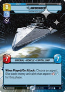 Lawbringer - Shadow Over Lothal (Hyperspace Foil) (603) [A Lawless Time] Foil