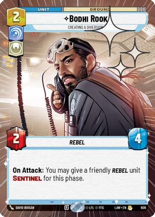 Bodhi Rook - Creating a Diversion (Hyperspace Foil) (606) [A Lawless Time] Foil