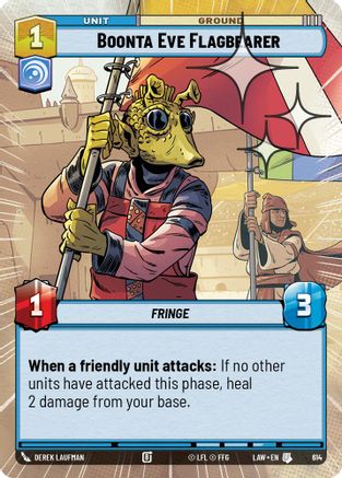 Boonta Eve Flagbearer (Hyperspace Foil) (614) [A Lawless Time] Foil