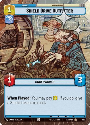 Shield Drive Outfitter (Hyperspace Foil) (615) [A Lawless Time] Foil