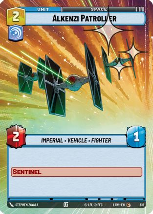 Alkenzi Patroller (Hyperspace Foil) (616) [A Lawless Time] Foil