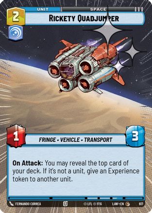 Rickety Quadjumper (Hyperspace Foil) (617) [A Lawless Time] Foil