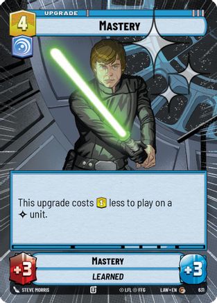 Mastery (Hyperspace Foil) (631) [A Lawless Time] Foil