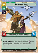 Ruthless Duo (Hyperspace Foil) (639) [A Lawless Time] Foil