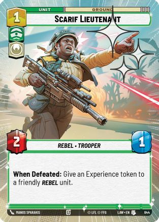 Scarif Lieutenant (Hyperspace Foil) (644) [A Lawless Time] Foil