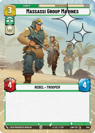 Massassi Group Marines (Hyperspace Foil) (648) [A Lawless Time] Foil