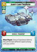 Jaunty Light Frieghter (Hyperspace Foil) (649) [A Lawless Time] Foil