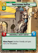 Profiteering Hunter (Hyperspace Foil) (653) [A Lawless Time] Foil