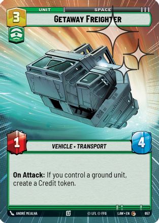 Getaway Freighter (Hyperspace Foil) (657) [A Lawless Time] Foil