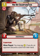 Mid Rim Sharpshooter (Hyperspace Foil) (695) [A Lawless Time] Foil