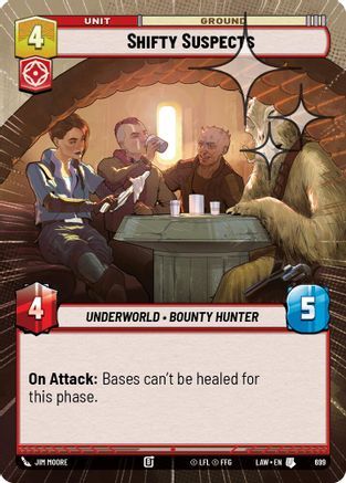 Shifty Suspects (Hyperspace Foil) (699) [A Lawless Time] Foil