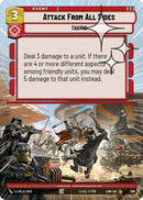 Attack From All Sides (Hyperspace Foil) (709) [A Lawless Time] Foil