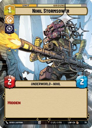 Nihil Stormsower (Hyperspace Foil) (711) [A Lawless Time] Foil