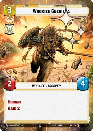 Wookiee Guerilla (Hyperspace Foil) (722) [A Lawless Time] Foil
